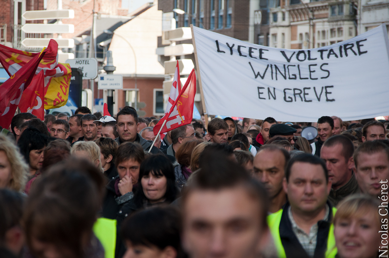 Manif de Lens 19 octobre 2010 Retraites