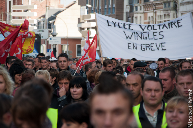 Manif de Lens 19 octobre 2010 Retraites