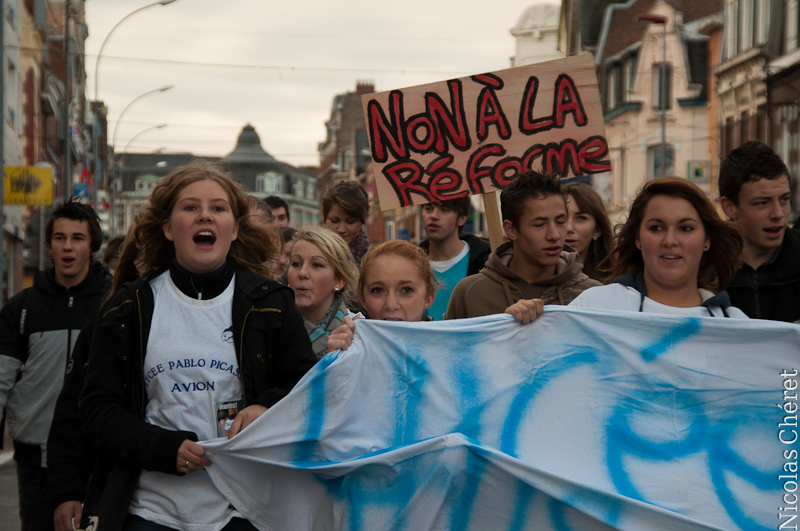 Manif de Lens 19 octobre 2010 Retraites