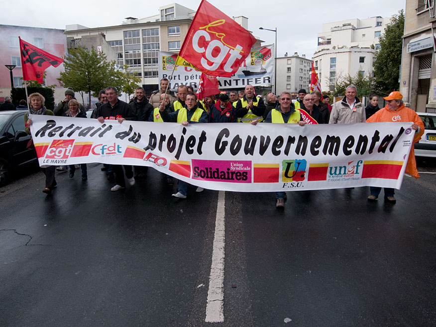 Tête de cortège - Le Havre