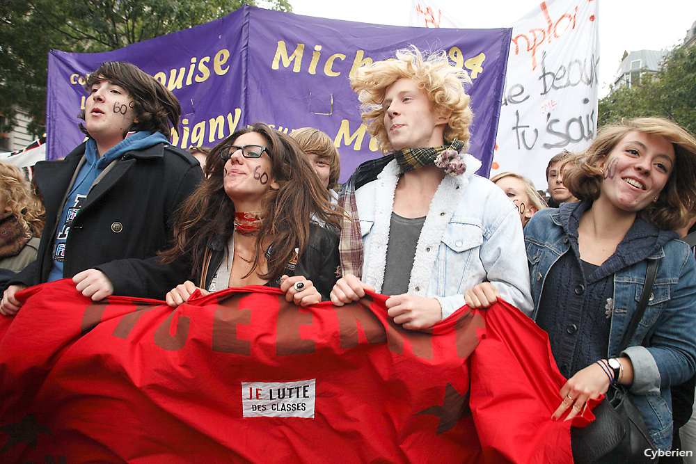 Manif retraites 19 octobre 2010 à Paris