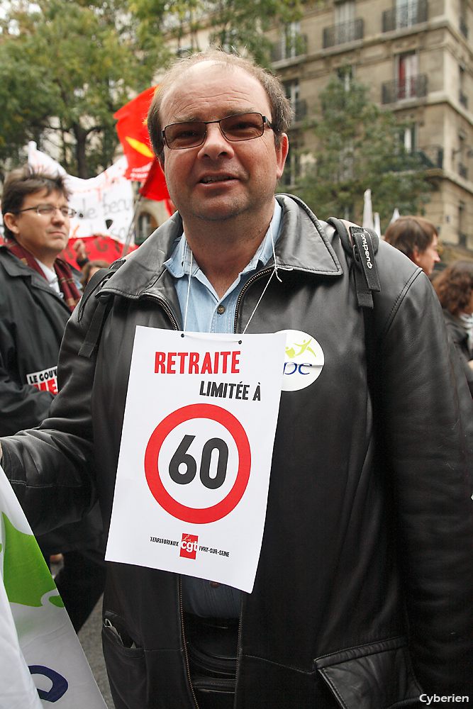 Manif retraites 19 octobre 2010 à Paris