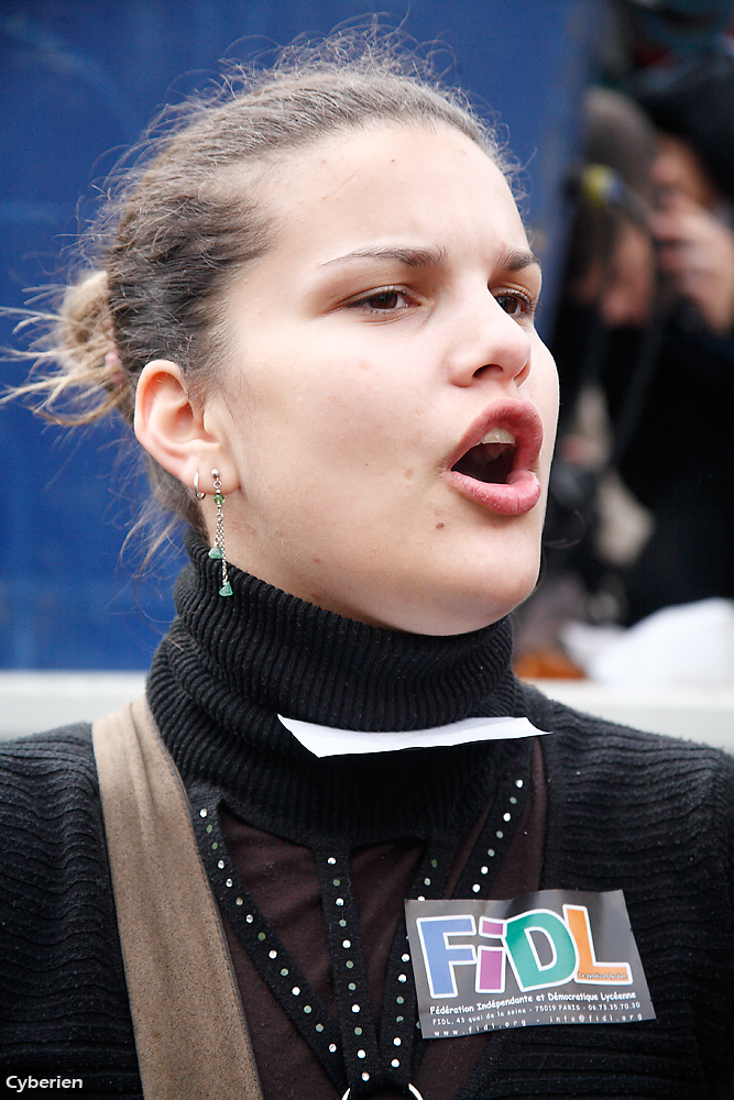 Manif retraites 19 octobre 2010 à Paris