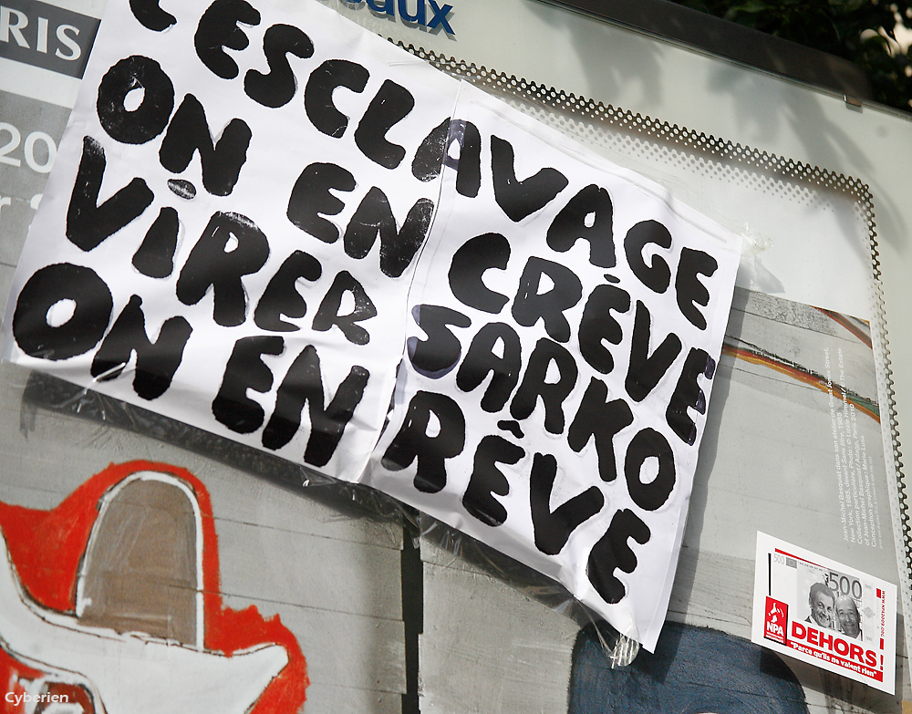 Manif retraites 19 octobre 2010 à Paris