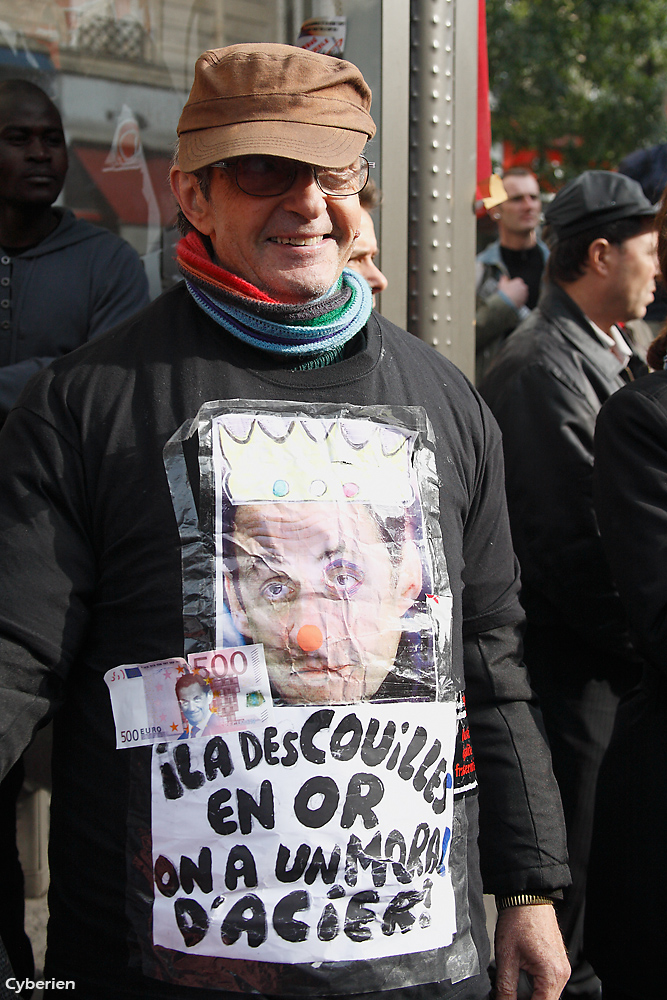 Manif retraites 19 octobre 2010 à Paris