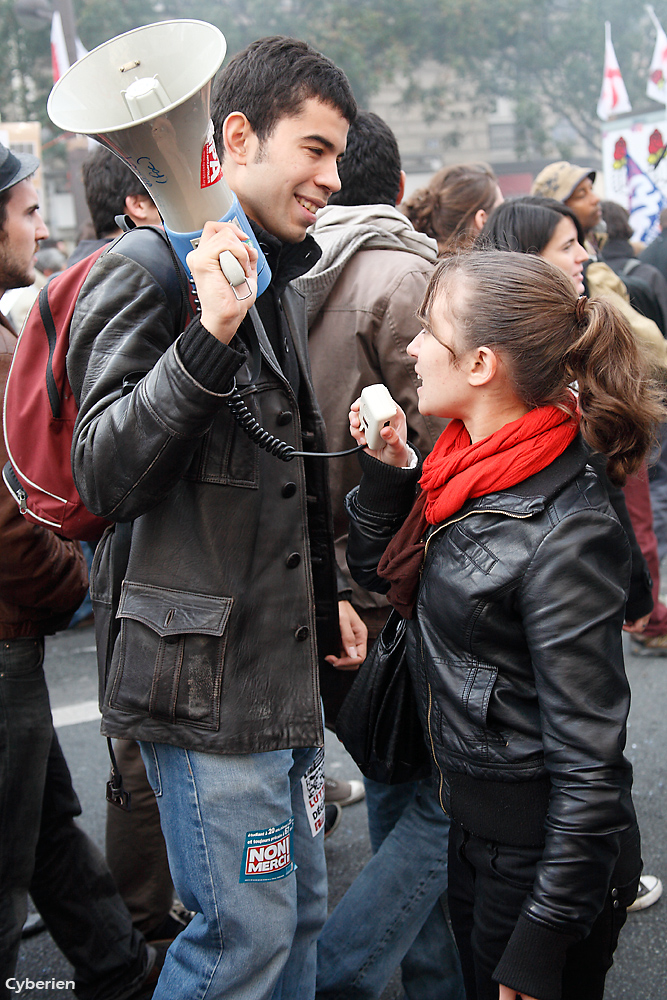 Manif retraites 19 octobre 2010 à Paris