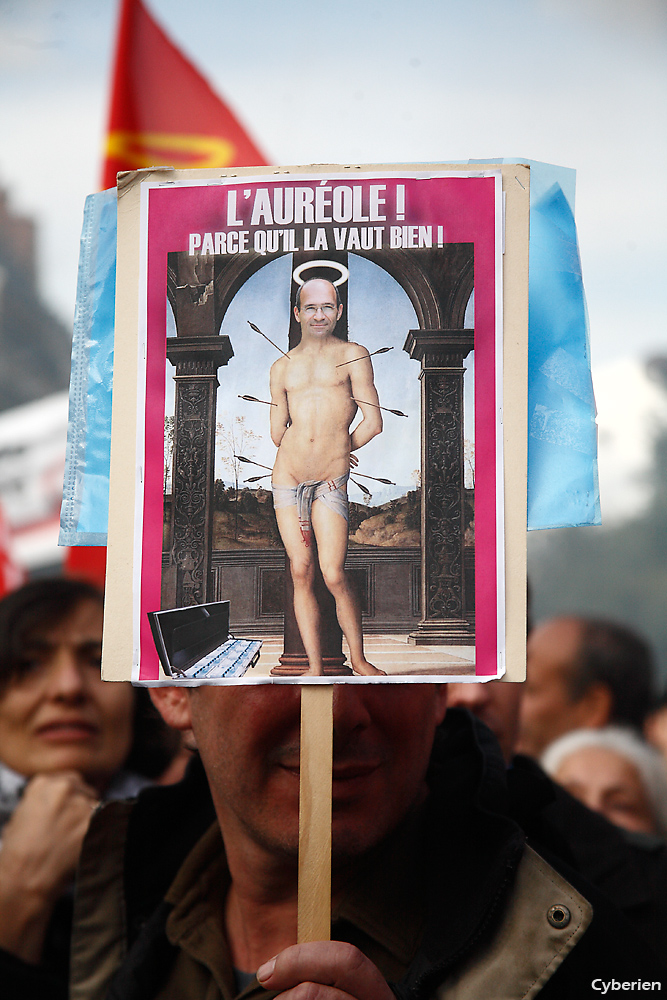 Manif retraites 19 octobre 2010 à Paris