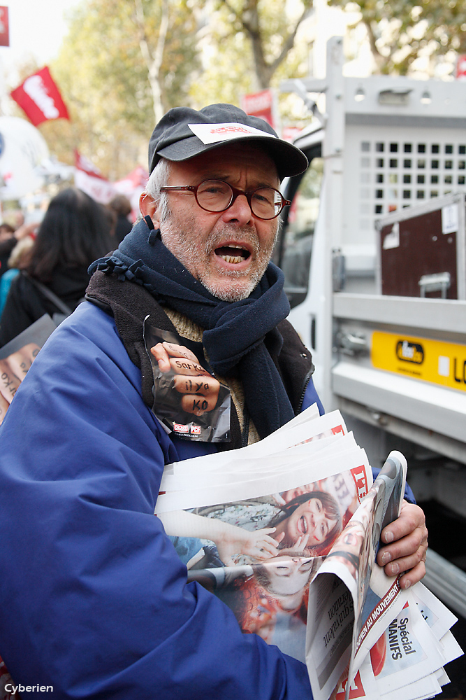 Manif retraites 19 octobre 2010 à Paris