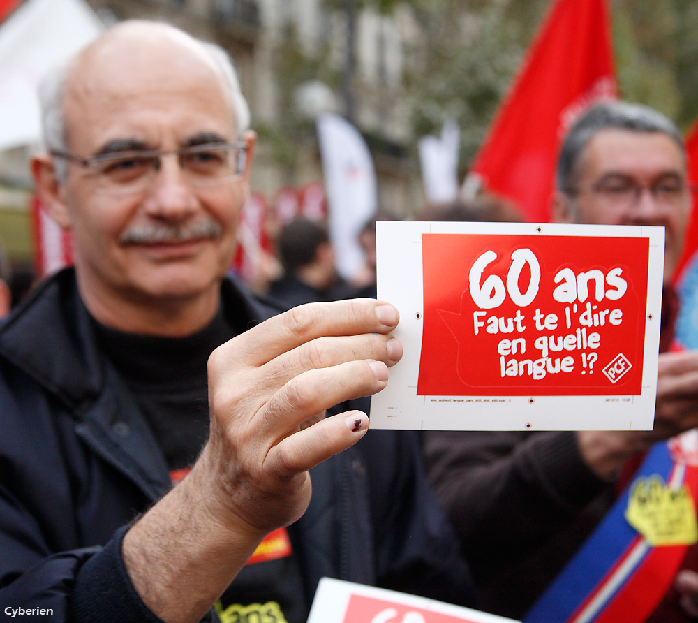 Manif retraites 19 octobre 2010 à Paris