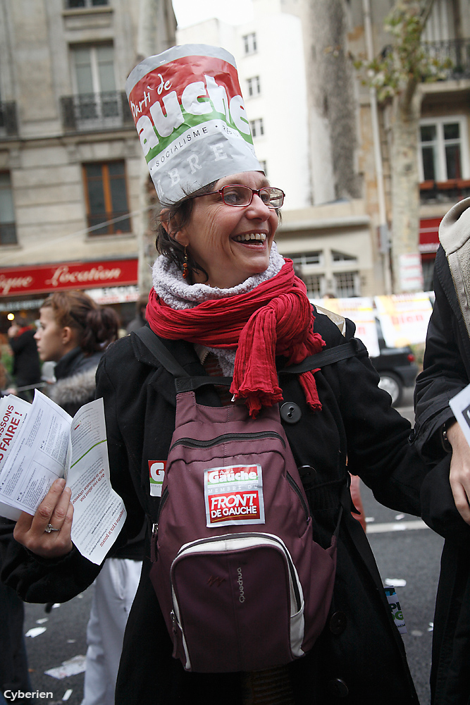 Manif retraites 19 octobre 2010 à Paris