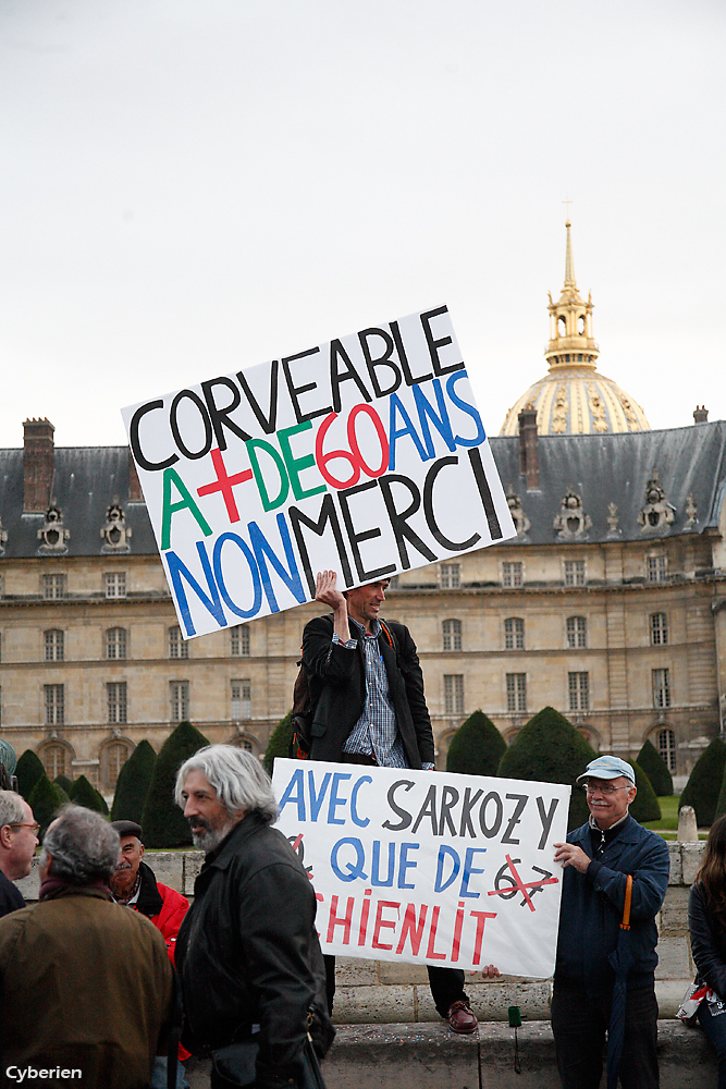 Manif retraites 19 octobre 2010 à Paris