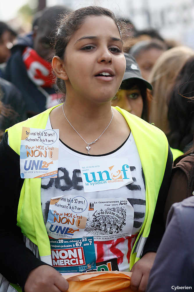 Manif retraites 19 octobre 2010 à Paris