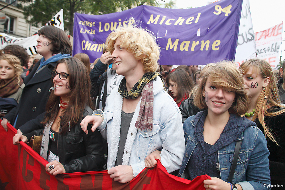 Manif retraites 19 octobre 2010 à Paris