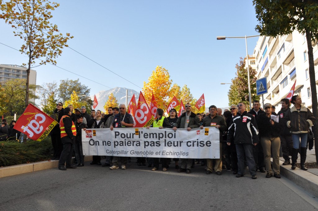 Grenoble. CGT Cartepillar