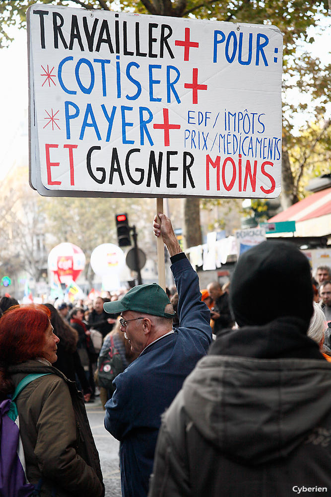 Manif retraites 28 octobre 2010 à Paris