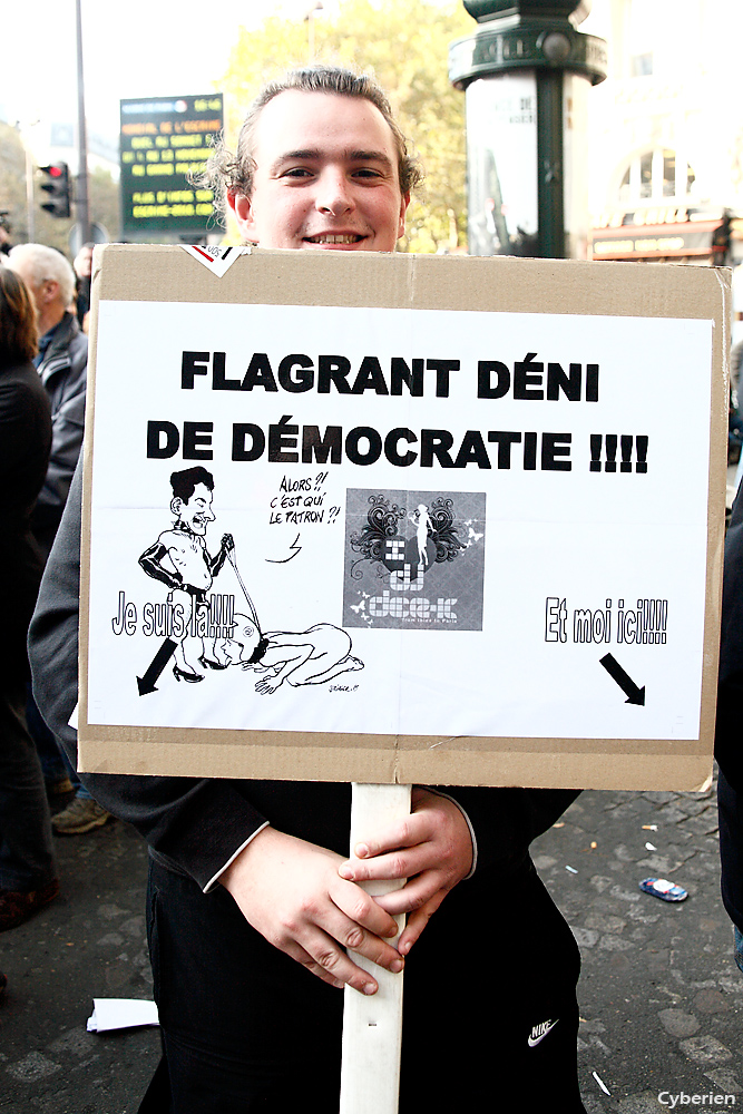 Manif retraites 28 octobre 2010 à Paris