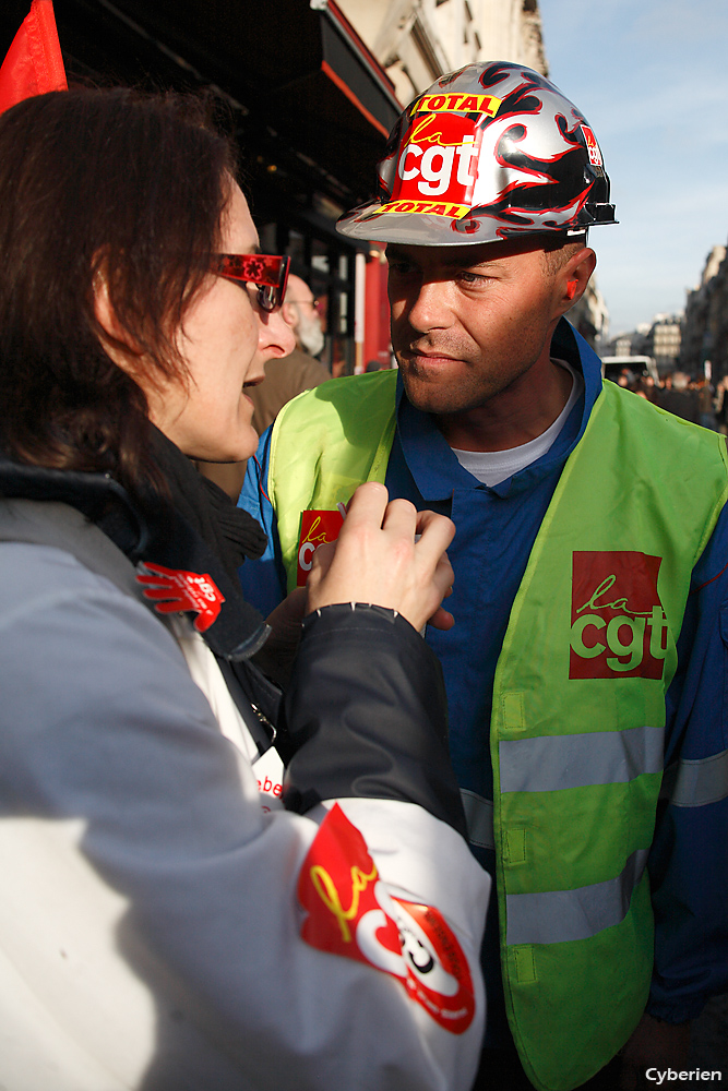 Manif retraites 28 octobre 2010 à Paris