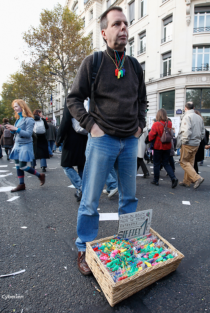 Manif retraites 28 octobre 2010 à Paris