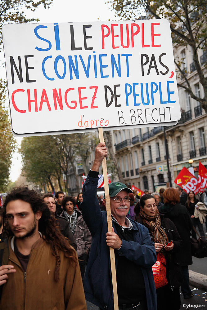 Manif retraites 28 octobre 2010 à Paris