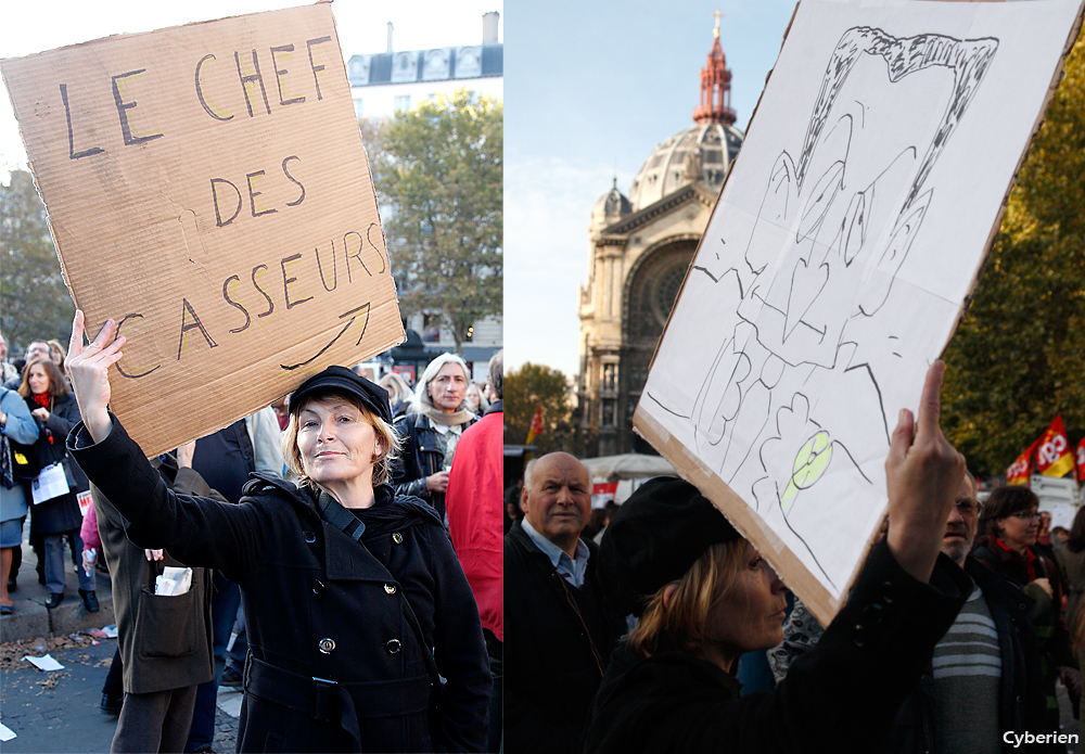 Manif du 28/10/2010 contre la réforme des retraites à Paris