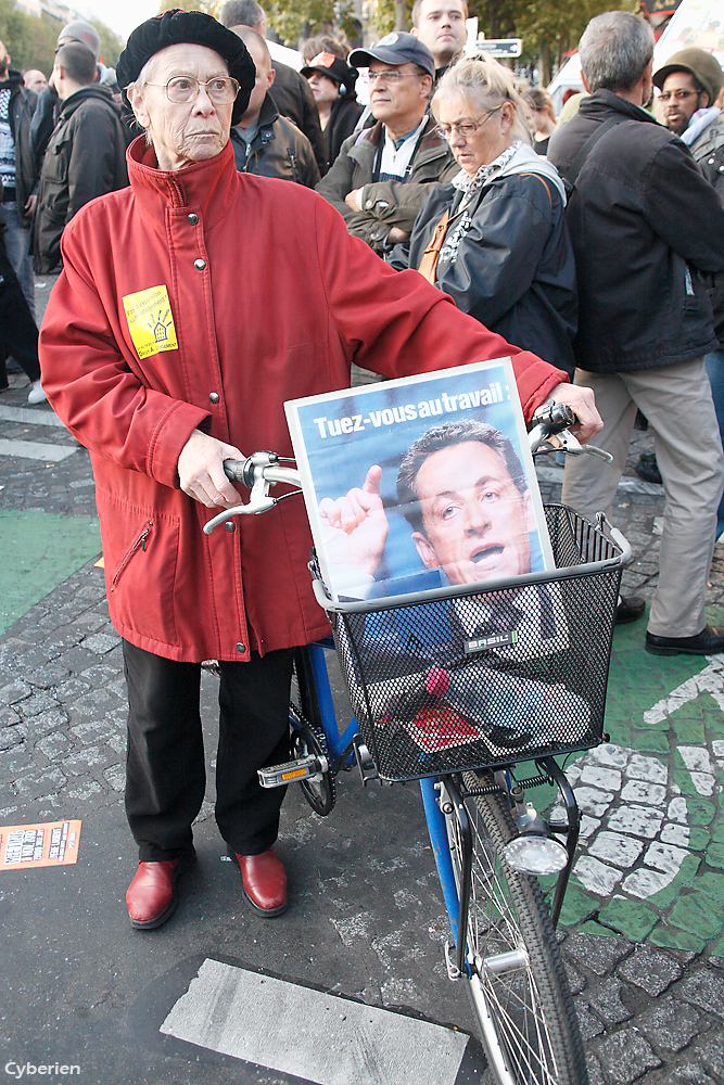 Manif retraites 28 octobre 2010 à Paris