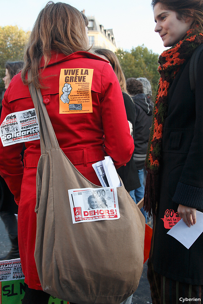 Manif retraites 28 octobre 2010 à Paris