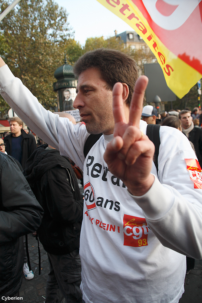 Manif retraites 28 octobre 2010 à Paris