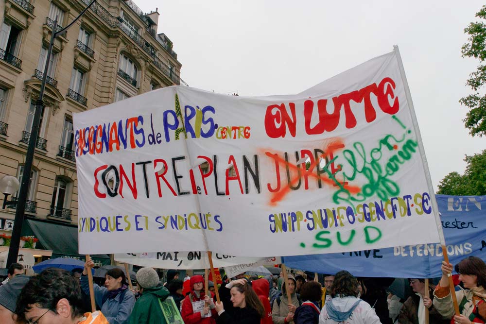 Manifestation du 19/05/2003 à Paris