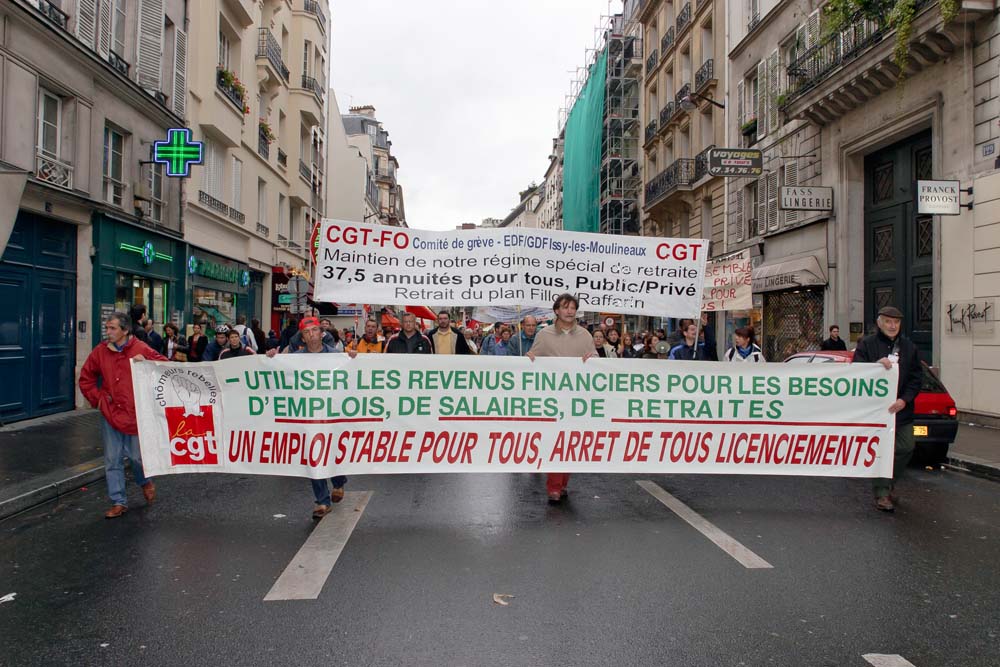 Manifestation du 19/05/2003 à Paris