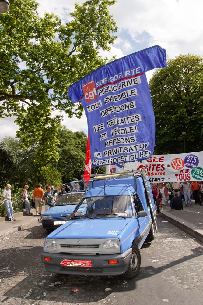 Manifestation du 19/05/2003 à Paris