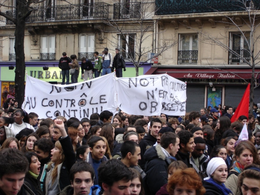 manifestation lycéens Paris 2005-02-10 021