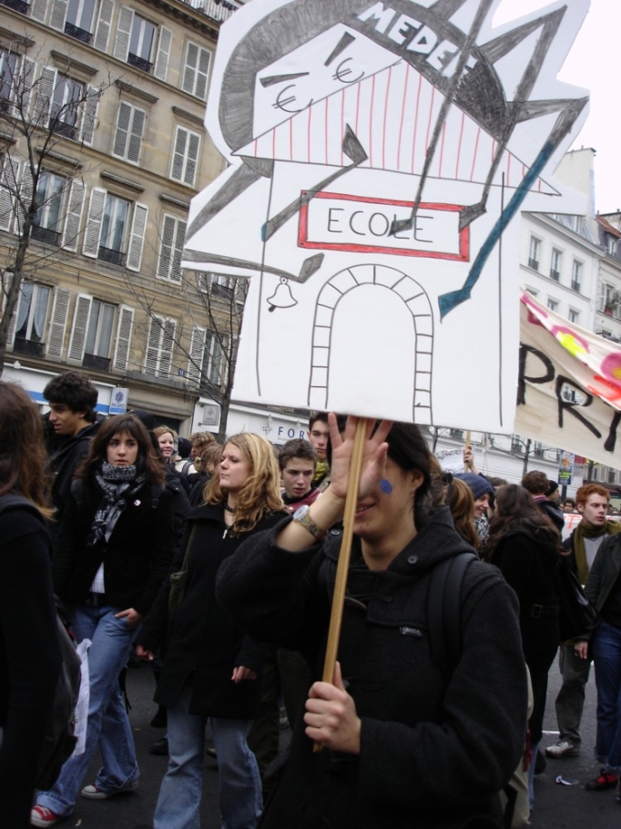 manifestation lycéens Paris 2005-02-10 031-bis