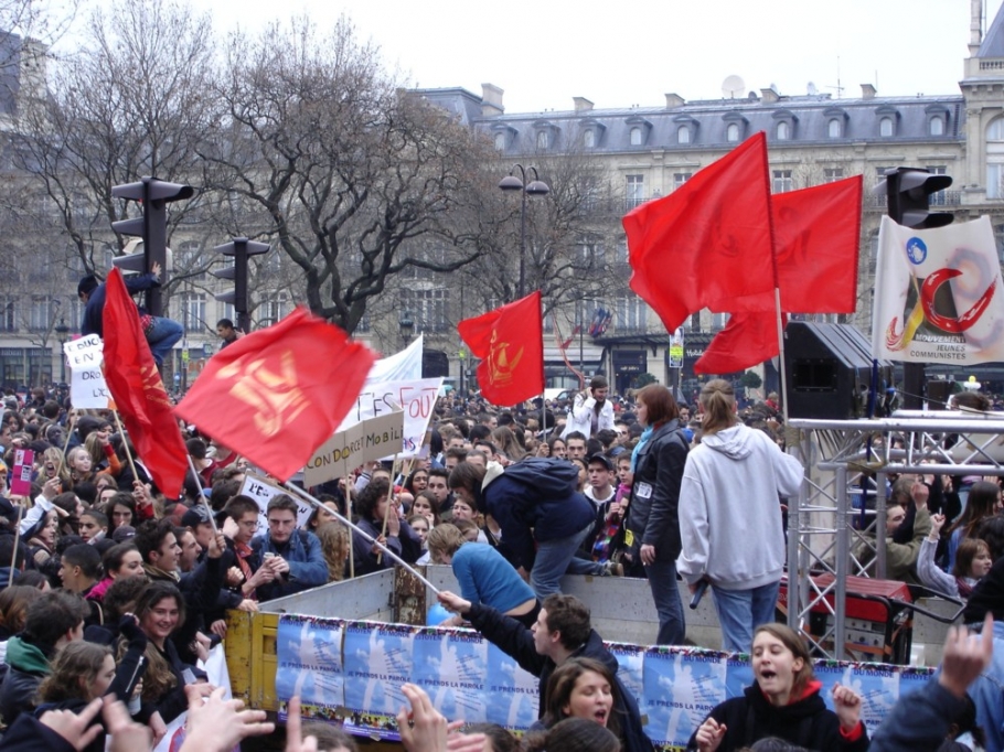 manifestation lycéens Paris 2005-02-10 JC 004