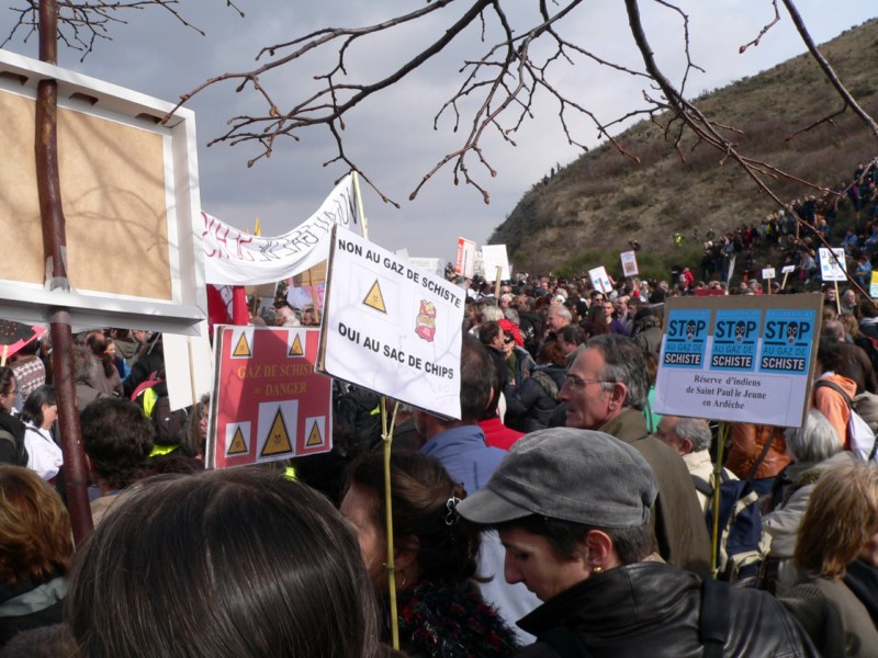 Manif Gaz de schiste 26 Février 2011