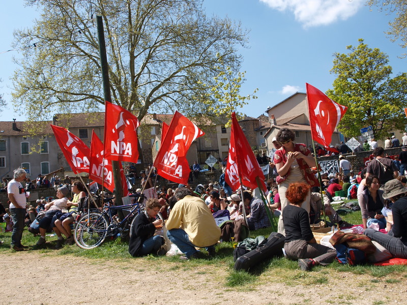 MANIF GAZ DE SCHISTE NANT AVEYRON 17/04/2011