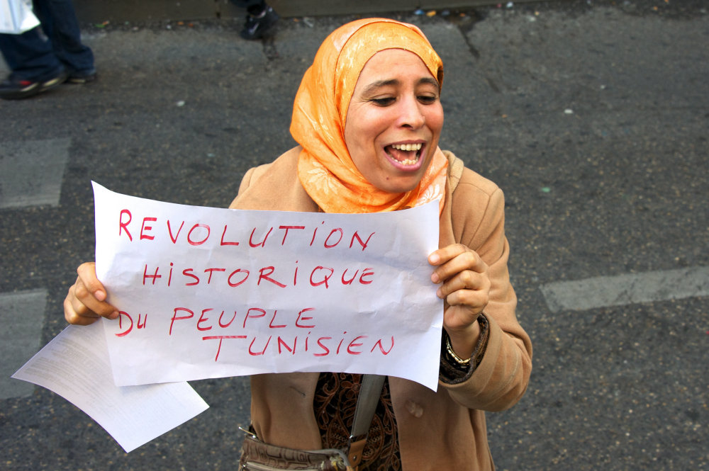 Manif Tunisie à Marseille 15/01/2011