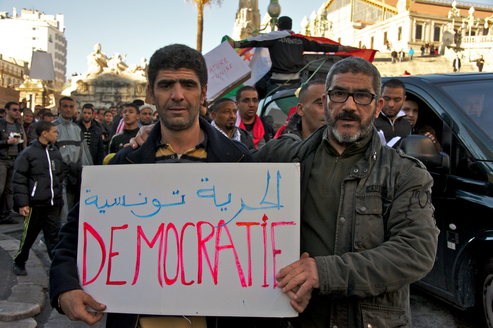 Manif Tunisie à Marseille 15/01/2011