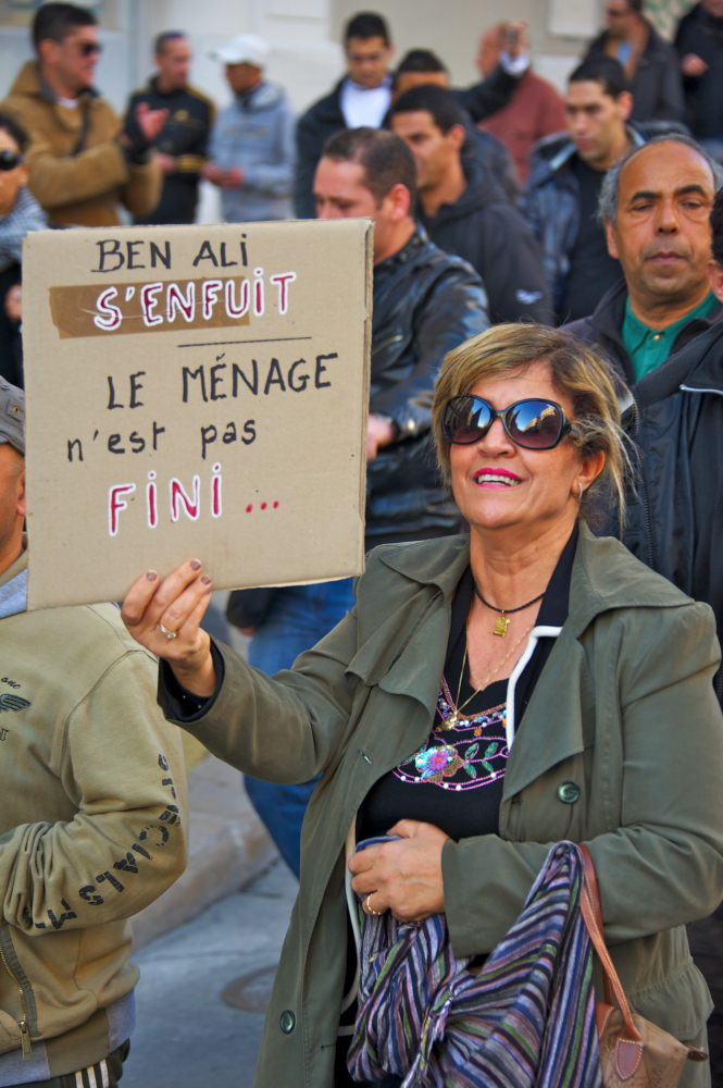 Manif Tunisie à Marseille 15/01/2011