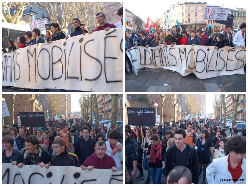 MANIF EDUCATION RODEZ 10 FEVRIER 2011