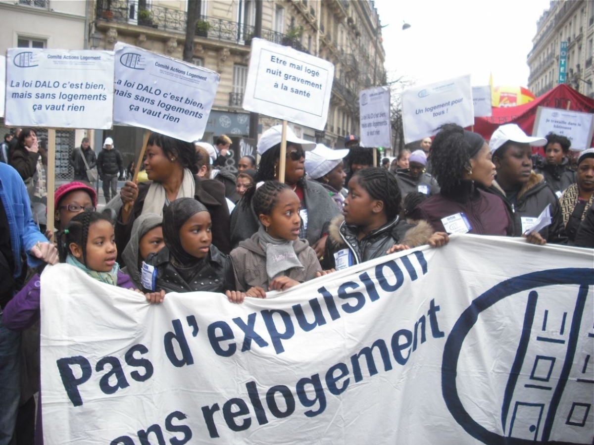 Pas d'expulsions sans relogement