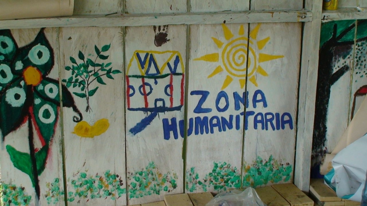 Zone humanitaire, Cacarica, Colombie