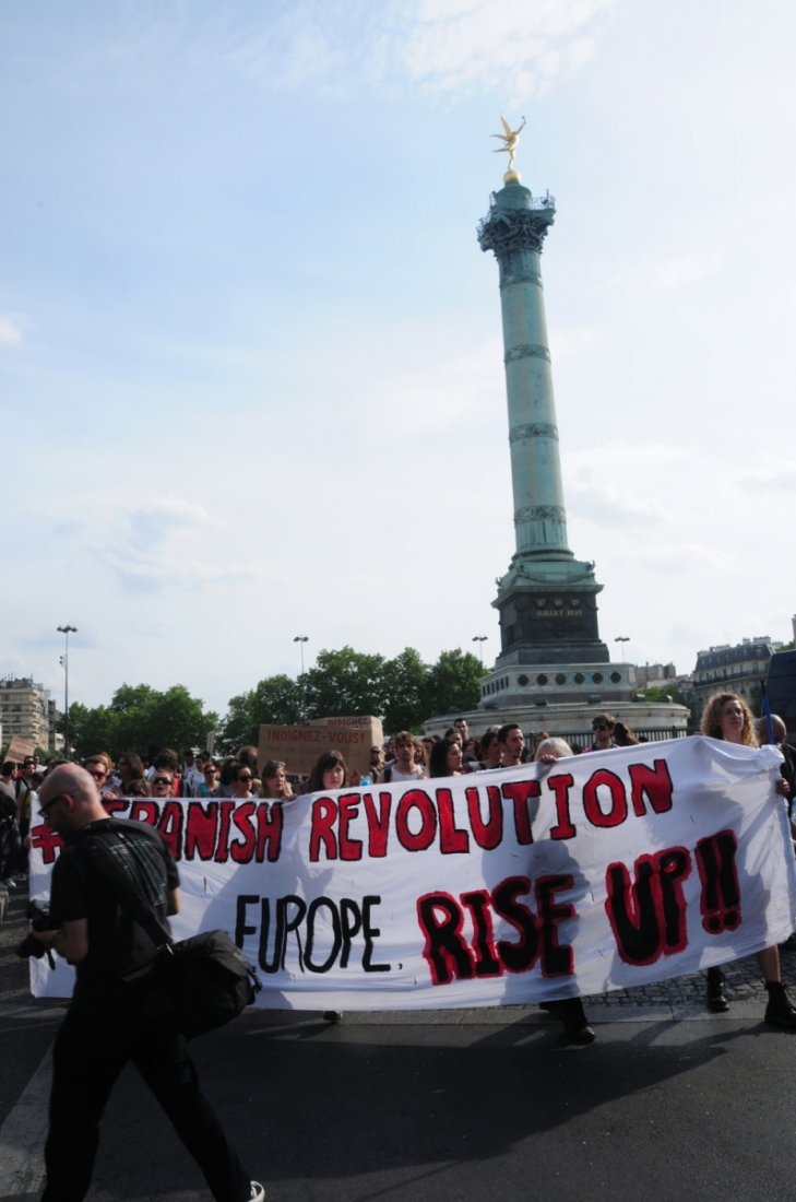 Spanish Revolution à Paris, 21 mai 2011