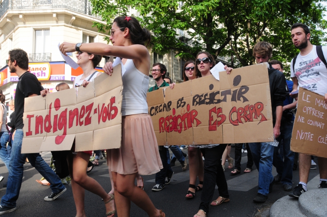 Spanish Revolution à Paris, 21 mai 2011