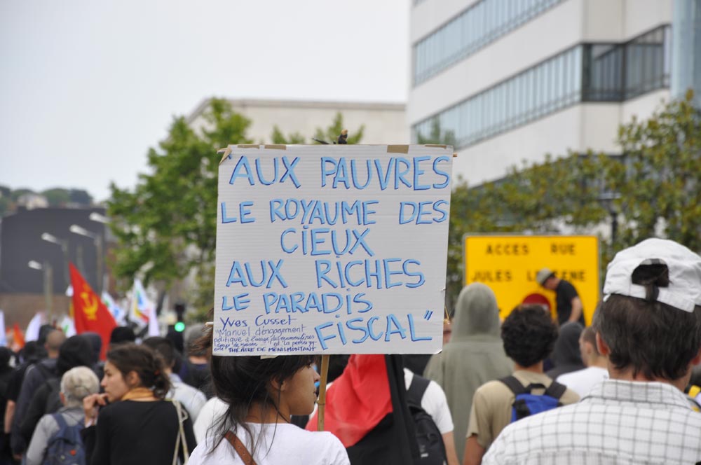 Manif antiG8 le Havre 21 mai 2011, citation Yves Cusset