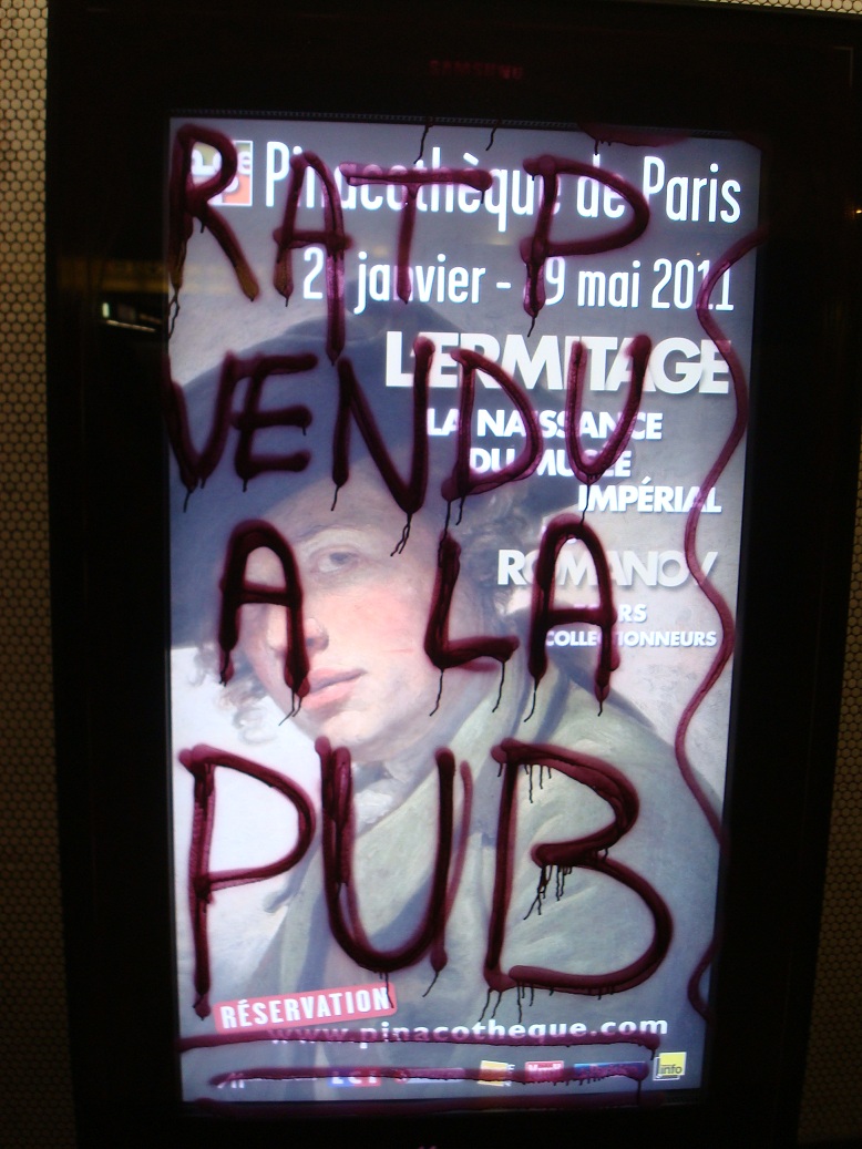 RATP vendu à la pub