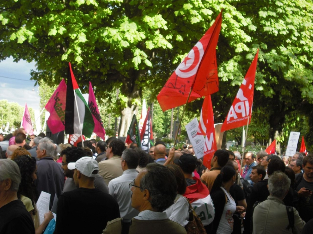 Rassemblement pour Gaza, 6 juillet 2011, Paris