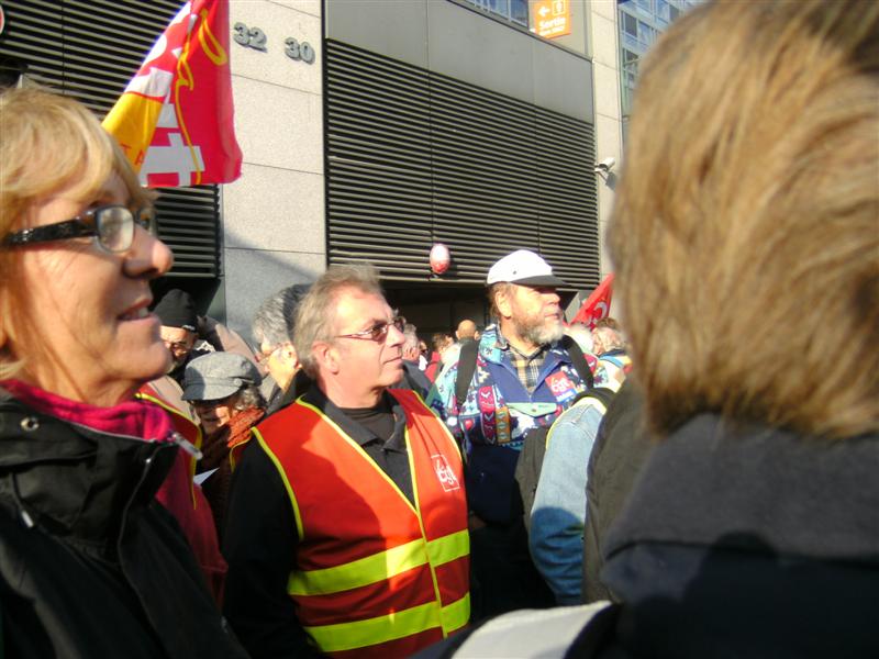 Manif retraités cheminots15 nov 2011