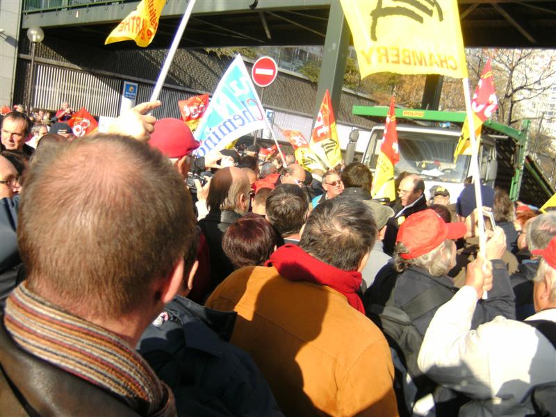 Manif retraités cheminots15 nov 2011