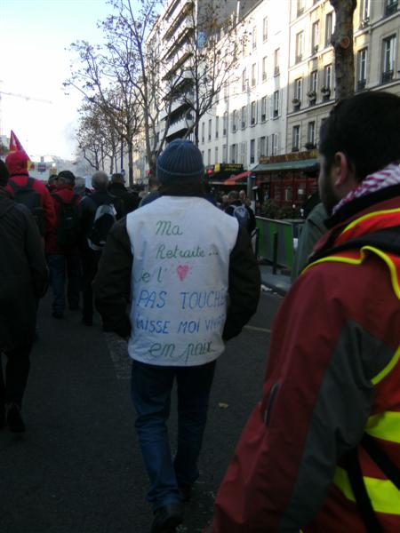 Manif retraités cheminots15 nov 2011