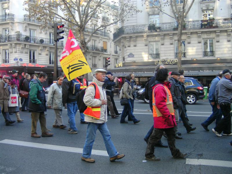 Manif retraités cheminots15 nov 2011